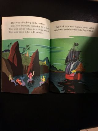 A Little Golden Book Walt Disney Peter Pan And Wendy 1978 3