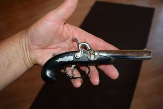 Unbranded Vintage Japan Pistol / Gun Cigarette Lighter / Needs Fluid