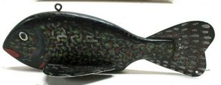 Vintage Jay Mcevers Crappie Folk Art Fish Spearing Decoy Ice Fishing Lure