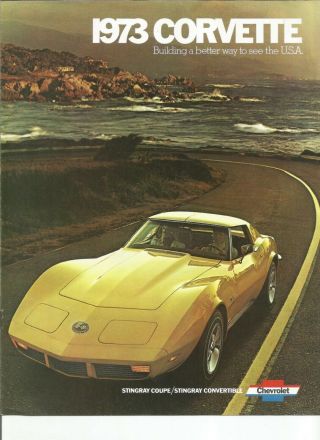 1973 Chevrolet Corvette Dealer Sales Brochure