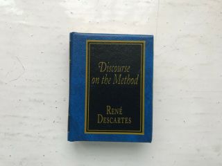 Del Prado Miniature Book Classics - Discourse On The Method - Rene Descartes