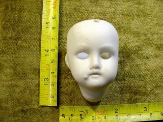 Excavated Vintage Unpainted Bisque Swivel Doll Head Age 1890 Germany Artnr 10518