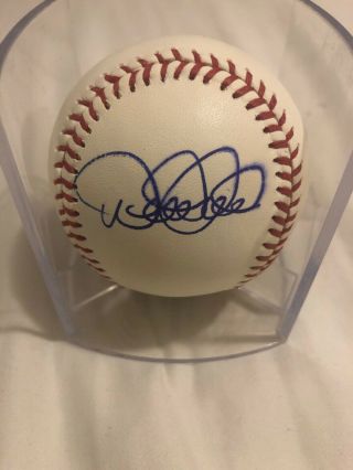 Derek Jeter York Yankees Autographed Captain Baseball Jsa Certified