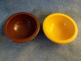 Set Of 2 Zak Designs Vintage 3” Measuring Melamine Bowls Very