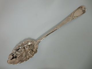 George Iii Solid Silver Hanoverian Berry Tablespoon.  London 1811 George Day