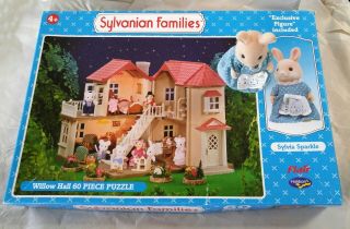 Sylvanian Families Calico Critters Willow/beechwood Hall Jigsaw Puzzle Uk Excl.
