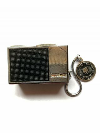 Rare Vintage Antique Sony ICR - 120 Integrated Circuit AM Transistor Radio Case 2