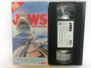 Vintage 1988 Jaws The Revenge Oop Mca Home Video Vhs Tape Shark Horror
