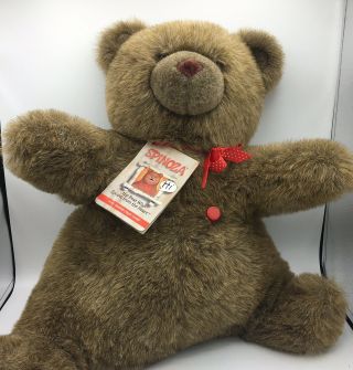 Vintage 1985 Spinoza Bear Speaks From The Heart Cassette Player