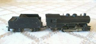 Tt Scale - Vintage 0 - 6 - 0 Brass Steam Loco - Switcher & Coal Tender Set - Train