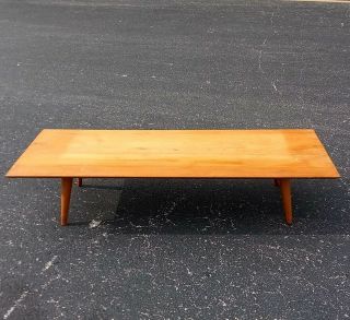 Mid Century Paul Mccobb Planner Group Coffee Table Bench By Winchendon Furniture