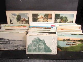 Noblespirit (mc) Desirable Us Vintage & Modern Post Card Shoebox Coll