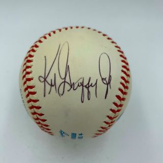 1989 Ken Griffey Jr.  Rookie Signed Official American League Baseball Psa Dna