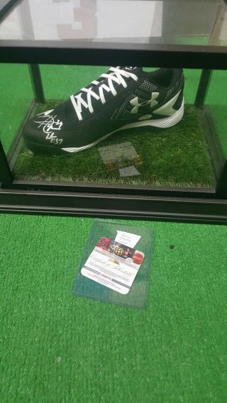 Bryce Harper Signed Cleat In Case And Authentic