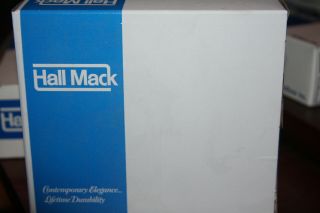 Vintage Hall Mack Glittery Lucite Towel Ring In Chrome,  No.  686c,  Box