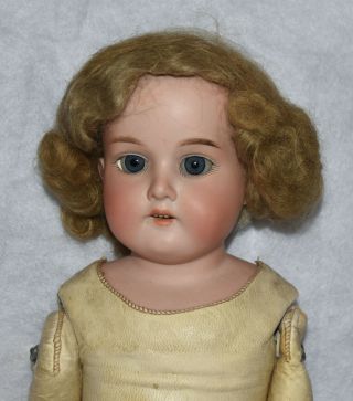 Antique 19 " Am 4 Dep 370 Germany Bisque Head Doll Composition Leather Marseille?