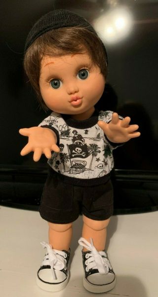 Vintage 1990 Galoob Lgti Baby Face Doll 4 So Loving Laura Logan Boy