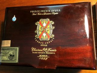 Arturo Fuente Opus X Estate Reserve Empty Cigar Humidor Box