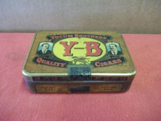 Vintage Y - B Tobacco Tin By Yocum Brothers