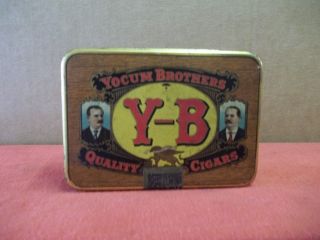 Vintage Y - B Tobacco Tin by Yocum Brothers 2