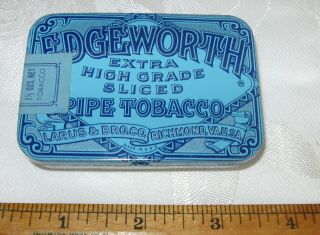 Vintage Edgeworth Extra Sliced Pipe Tobacco Tin Full