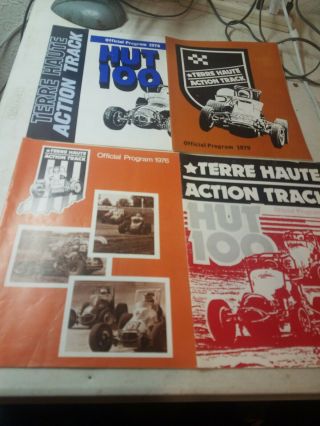 4 Terre Haute Action Track Hut 100 1979 1978 1976