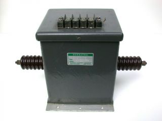 Vintage High Voltage Instrument Transformer Or Transducer,  2 Units