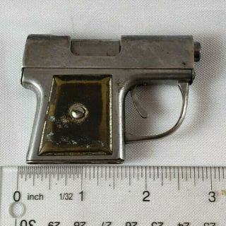 Vintage Novelty Cigarette Lighter Fake Gun Holiday Automatic Derringer Pistol