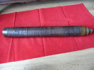 Antique T Harris & Son 2 Draw Telescope Day Or Night