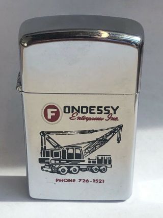 Vintage 1978 Zippo Slim Advertising Cigarette Lighter - Fondessy Enterprises Inc