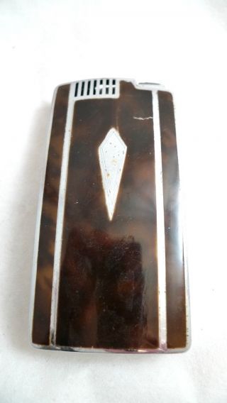 Vintage Ronson " Pal " Art Deco Cigarette Lighter & Case Combo