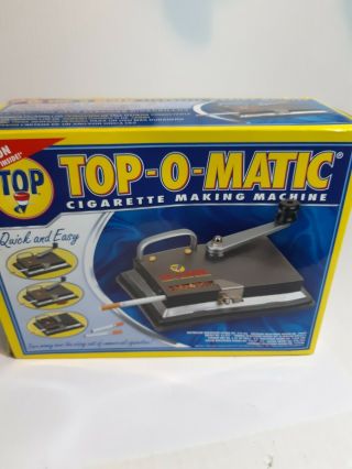 Top - O - Matic Cigarette Machine Tobacco Rolling Injector Hand Lever