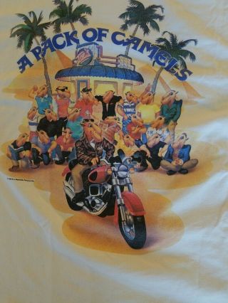 Vintage 1990 Advertising Camel Cigarette T - Shirt Size Xl