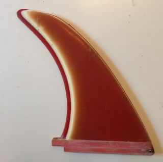 Vintage Rainbow Surfboard Fin Rust
