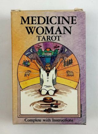 Vintage Medicine Woman Tarot Cards Complete Set & Instructions (1990)