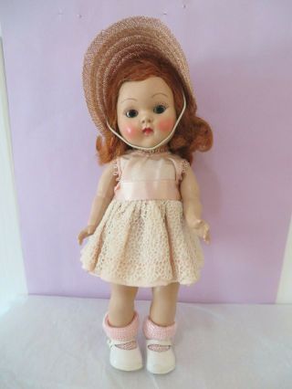 Vintage Strung Hard Plastic Pl Vogue Ginny With Fever Cheeks All Outfit