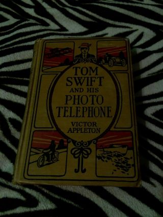Tom Swift And His Photo Telephone By Victor Appleton; 1914; Hc; Vintage
