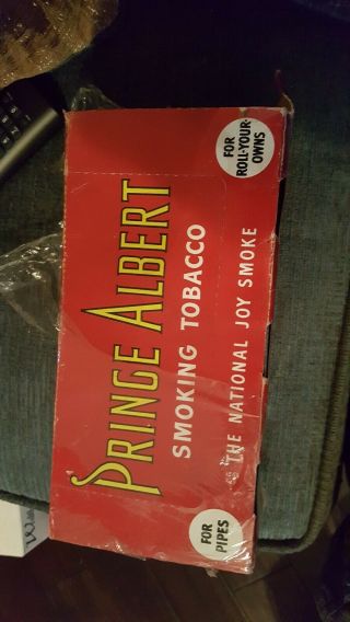 Vintage Prince Albert Crimp Cut Pipe Tobacco Case W/ 12 Tins (empty)