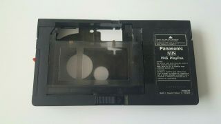 Vintage Panasonic Vhs C Vhs - C Playpak Vymw0009 Video Cassette Converter