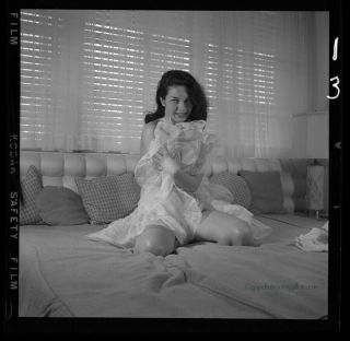 Bunny Yeager 1950s Camera Negative Photograph Playboy Playmate Linda Vargas NR 2