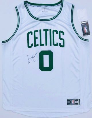 Psa/dna Boston Celtics 0 Jayson Tatum Signed Autographed Basketball Jersey Mvp?