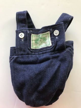 Cabbage Patch Kids blue jean overalls doll clothing vintage 2
