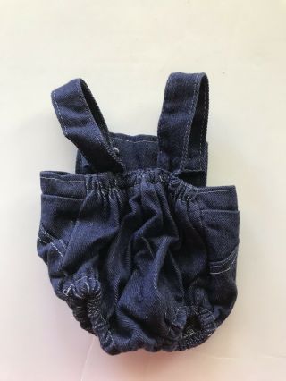 Cabbage Patch Kids blue jean overalls doll clothing vintage 3