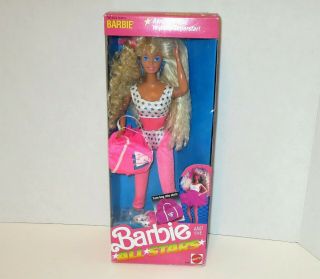 Barbie And The All Stars Doll,  Aerobics Star To Party Superstar 1989 Workout