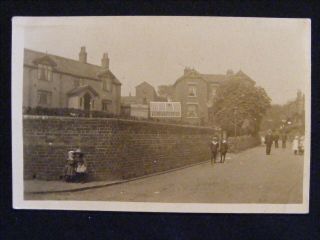 Vintage Newcastle Under Lyme Rp Postcard Street Scene