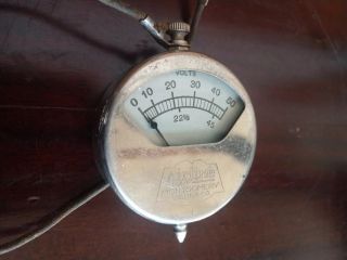 Vintage Montgomery Ward Airline B Radio Battery Tester Voltmeter