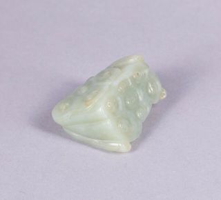 18 - 19th Chinese Antique Celadon Jade Lotus