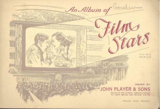 John Player Cigarette Cards.  An Album Of Film Stars (3rd Series) 1938 Full Album