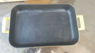 Colorcast Waterford Ireland No.  9 Yellow Enamel Cast Iron Baking Dish Vtg 1960 