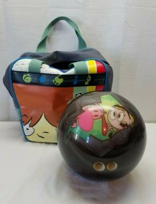 Grim Adventures Of Billy And Mandy Cartoon Network Club Bowling Viz A Ball Bag